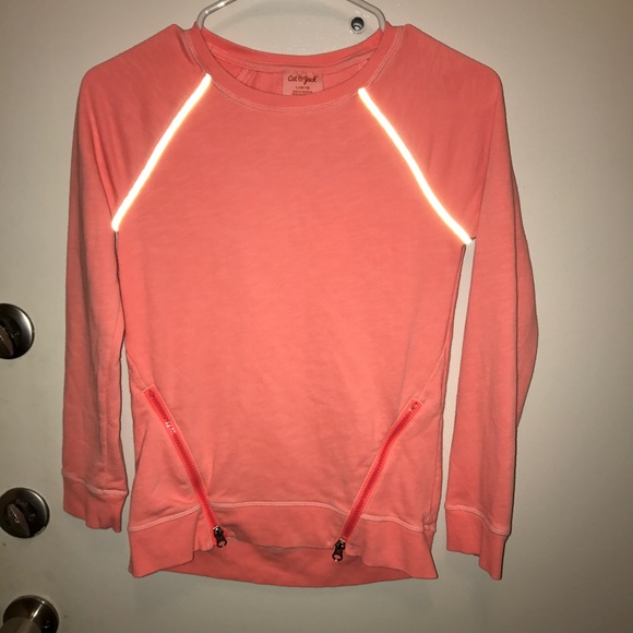 Cat & Jack Other - Cat & Jack Orange Pullover sweater L (10-12)